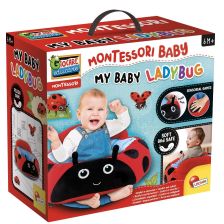 Βρεφική βελούδινη πολυθρόνα Lisciani MONTESSORI BABY MY BABY LADYBUG 107339.