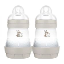 Βρεφικό μπιμπερό Mam Easy Start Anti Colic Bottle Nature, 160 ml, 2 τεμαχίων.