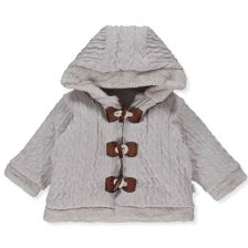 Βρεφικό μπουφάν Bebetto Puffy Style, με κουκούλα, 6-36 μηνών, K4534.