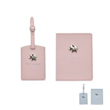Θήκη διαβατηρίου Widdop Bingham με ετικέτα αποσκευών με Ελεφαντάκι.