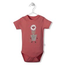 Βρεφικό κορμάκι Bebetto Jolly Good Coral, 12-36 μηνών, T3068.