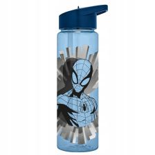 Παγούρι νερού με καλαμάκι Kids Licensing Spiderman Πλαστικό 600 ml.