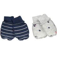 Γαντάκια Χούφτες Bebetto SEA TRAVEL 2 τεμ. Γκρι/μπλε C753