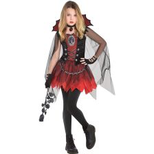 Κουστούμι Αποκριάτικο Amscan Dark Vamp Girl 4-8 χρονών