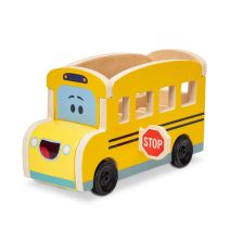 Ξύλινο σχολικό λεωφορείο Melissa & Doug Blue's Clues & You, 33011.