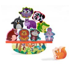 Ξύλινο παιχνίδι ισορροπίας Raya Toys Ζωάκια.