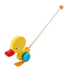 Ξύλινο παιχνίδι ώθησης Raya Toys Παπάκι.