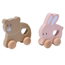 Ξύλινο παιχνίδι ώθησης Raya Toys.