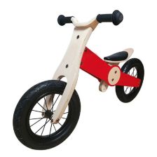 Ξύλινο ποδήλατο ισορροπίας Raya Toys Κόκκινο. 