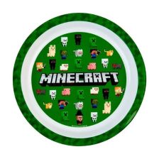 Παιδικό πιάτο φαγητού Kids Licensing Minecraft, πλαστικό, 21 εκατοστών.