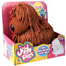 Παιδικό παιχνίδι Rochelle Σκυλάκι Jiggly Pets WD188-BR, Καφέ.