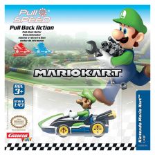 Παιδικό παιχνίδι αυτοκίνητο με φιγούρα Carrera Mario Kart Luigi 1:43.