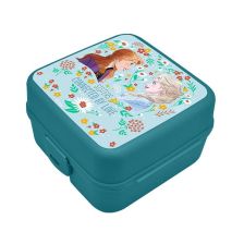 Παιδικό δοχείο φαγητού Kids Licensing Frozen με θήκες, Τυρκουάζ.