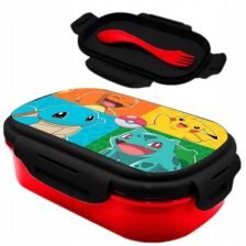 Παιδικό δοχείο φαγητού Kids Licensing Pokemon με θήκες και σκεύη.