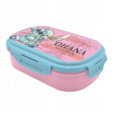 Παιδικό δοχείο φαγητού Kids Licensing Stitch Ohana με τμήματα και σκεύη.