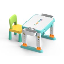 Παιδικό τραπέζι με καρέκλα και κατασκευή 3 σε 1 Feelo, 55 τεμαχίων.