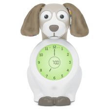 Παιδικό φωτιστικό νυκτός με ρολόι ZAZU Davy εκπαιδευτής ύπνου, Taupe.