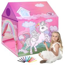 Παιδική σκηνή παιχνιδιού ζωγραφικής Raya Toys Μονόκερος, 104 εκατοστών.