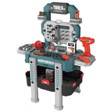 Παιδικό εργαστήριοRaya Toys με εργαλεία σε βαλίτσα, 78 τεμάχια
