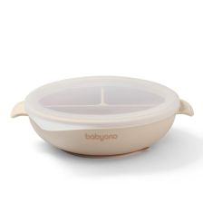 Παιδικό πιάτο σιλικόνης με βεντούζα BabyOno 1661.