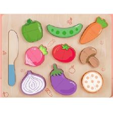 Παιδικό σετ κοπής ξύλου Raya Toys Λαχανικά SH30175.