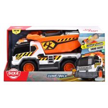 Παιδικό φορτηγό Dickie Toys Ανατρεπόμενο φορτηγό, με ήχους και φώτα, 30 εκατοστών.