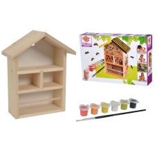 Παιδικό σετ ξύλινο σπιτάκι μελισσών και χρωμάτων Eichhorn.