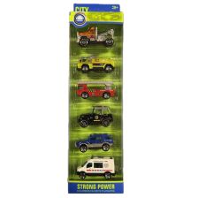 Παιδικό σετ οχήματα Raya Toys, 6 τεμαχίων.