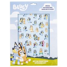 Παιδικό σετ με αυτοκόλλητα Cerda Bluey, 2700001850.
