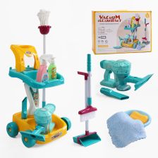 Παιδικό σετ καθαρισμού Raya Toys με μίνι ηλεκτρική σκούπα.