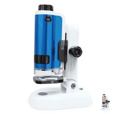 Παιδικό μικροσκόπιο Raya Toys Μεταλλικό, με φως, με αξεσουάρ, μεγέθυνση από 100 έως 250 φορές.