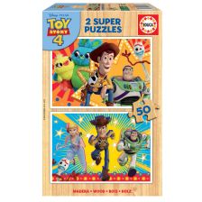 Παιδικό παζλ Educa TOY STORY 4, 2 x 50 τεμαχίων, 18084.