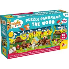 Παιδικό παζλ Lisciani Carotina Baby PUZZLE PANORAMA THE WOOD, 24 τεμαχίων.
