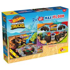 Παιδικό παζλ Lisciani Hot Wheels Maxifloor, 2 x 60 τεμαχίων.