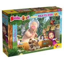 Παιδικό παζλ Lisciani MAXIFLOOR Μάσα και η Αρκούδα 24κομ. 86092