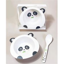 Παιδικό σετ σκευών φαγητού Raya Toys Bamboo fibre, μπολ με κουτάλι.