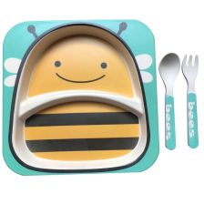 Παιδικό σετ σκευών φαγητού Raya Toys Bee, 3 τεμαχίων.