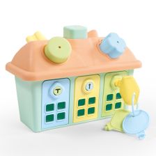 Παιδικός διαλογέας DOLU Pastel Σπίτι με σχήματα 5297.