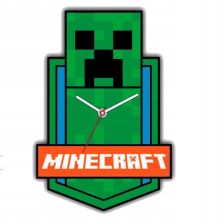 Παιδικό ρολόι τοίχου Kids Licensing Minecraft Creeper.