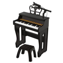 Παιδικό κλασικό πιάνο Raya Toys με σκαμπό και μικρόφωνο.