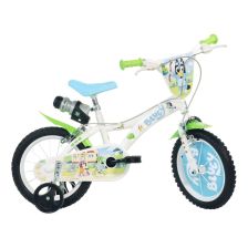 Παιδικό ποδήλατο Dino Bikes Bluey 14“, με μπουκάλι.