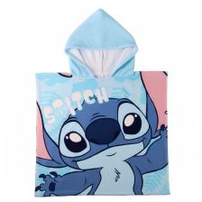 Παιδικό πόντσο παραλίας και μπάνιου Cerda Disney Stitch, 2200010825, 54 x 55 εκατοστών.