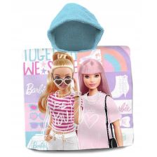 Παιδικό πόντσο για παραλία και μπάνιο Kids Licensing Barbie 60x120 εκατοστών.