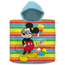 Παιδικό πόντσο για παραλία και μπάνιο Kids Licensing Mickey Mouse 60x120 εκατοστών.
