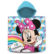 Παιδικό πόντσο για παραλία και μπάνιο Kids Licensing Minnie Mouse 60x120 εκατοστών.