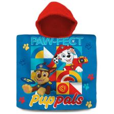 Παιδικό πόντσο για παραλία και μπάνιο Kids Licensing Paw Patrol 60x120 εκατοστών.
