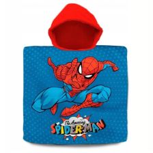 Παιδικό πόντσο για παραλία και μπάνιο Kids Licensing Spiderman 60x120 εκατοστών.