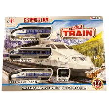Παιδικό τρενάκι Raya Toys, με μουσική, φώτα και ράγες.