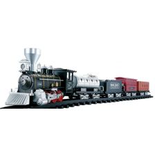 Παιδικό τρενάκι με ράγες Raya Toys Classic Train, με ήχο και φώτα, 12 τεμαχίων.