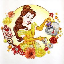 Παιδική διαμαντένια ταπισερί Diamond Dotz Disney Princess The World of Belle.